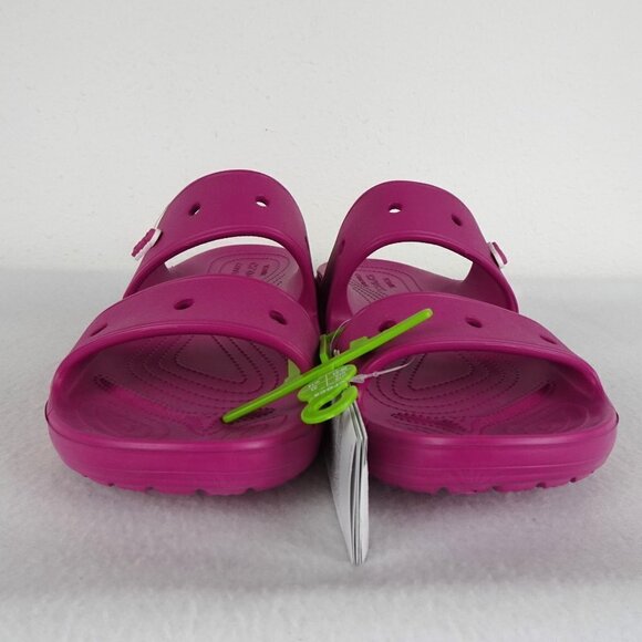 Crocs Classic Slides Men's Size 15 US Pink Double Strap Sandals Barbiecore - Picture 3 of 11
